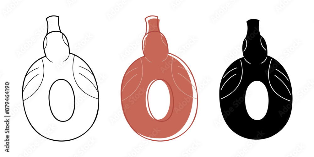 Inflatable ring of different colors in the shape of a duck. Doodle clip art for your projects. Inflatable ring of different colors in the shape of a duck. Doodle clip art for your projects.