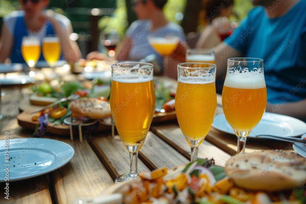 Barbecue Party Scene - with family background blurryClassic 4th of July Barbecue Generated Ai. Beautiful simple AI generated image in 4K, unique. Barbecue Party Scene - with family background blurryClassic 4th of July Barbecue Generated Ai. Beautiful simple AI generated image in 4K, unique.