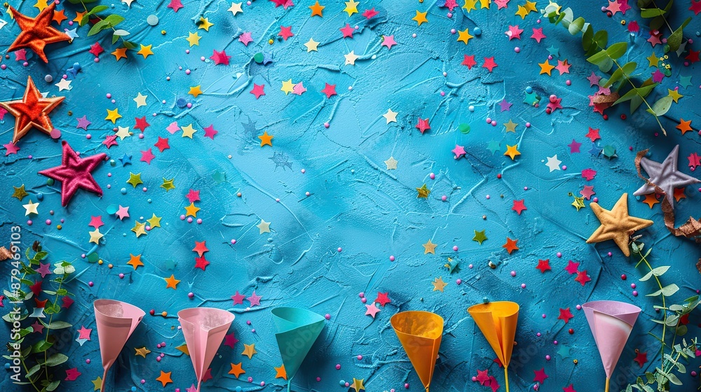 Obraz premium colorful confetti on the background