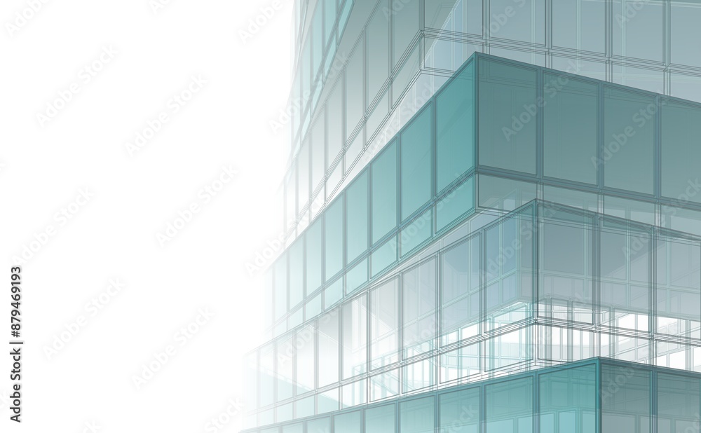 modern glass building modern glass building