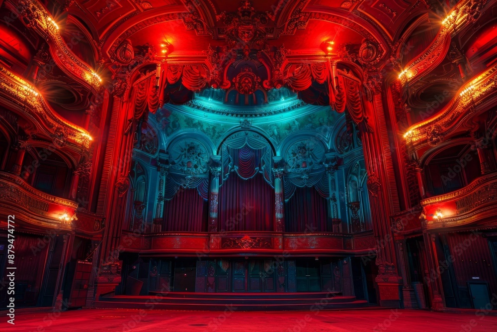 Obraz premium From the middle of the bluish-pink smoke, white clouds erupt, fly up and mix with the total mass.. Beautiful simple AI generated image in 4K, unique.