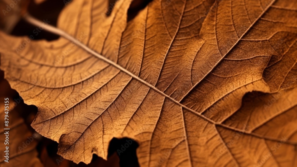 Fototapeta premium Autumns whispers in the rustling leaves