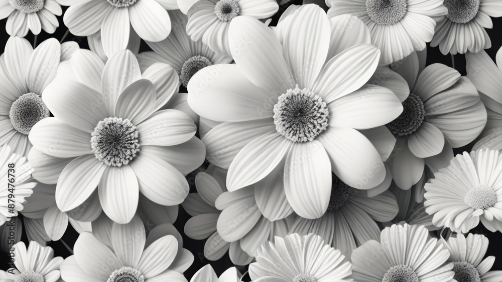 Elegant floral pattern perfect for a minimalist design Elegant floral pattern perfect for a minimalist design