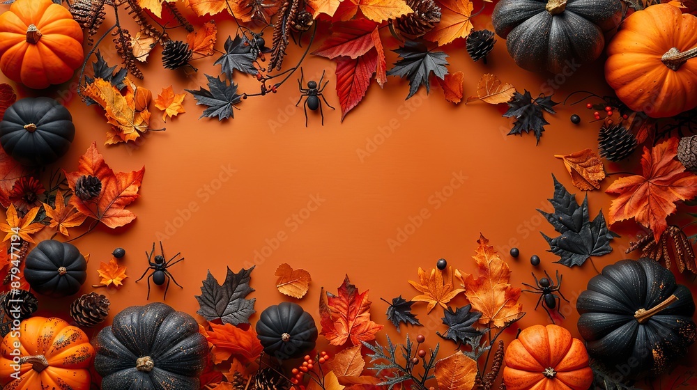 halloween pumpkin frame halloween pumpkin frame