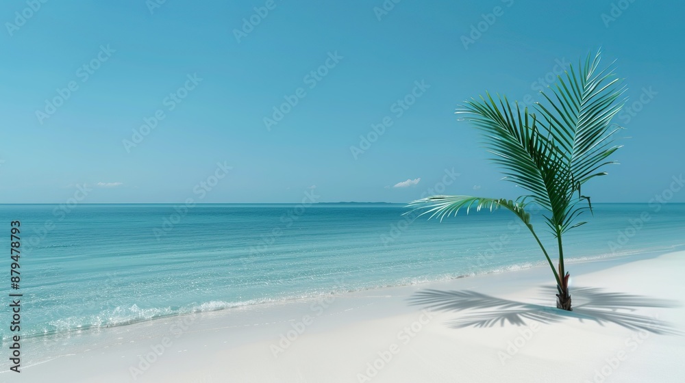Tropical island scenes with lush vegetation and pristine beaches evoking the allure of exotic getaways Illustration, Image, , Minimalism, Tropical island scenes with lush vegetation and pristine beaches evoking the allure of exotic getaways Illustration, Image, , Minimalism,