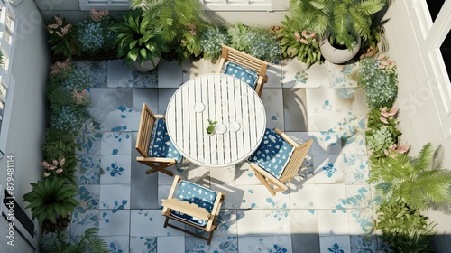 Fototapeta Naklejka Na Ścianę i Meble -  terrace of the hotel