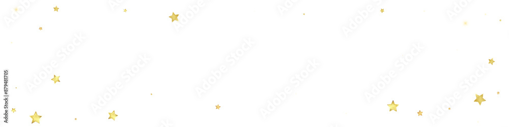 Magic stars vector overlay.  Gold stars scattered