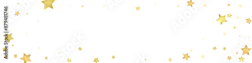 Magic stars vector overlay.  Gold stars scattered