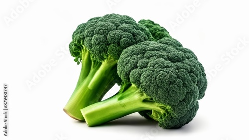  Fresh and vibrant broccoli heads