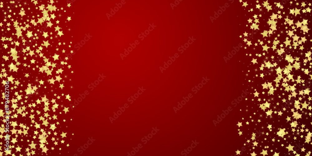 Magic stars vector overlay. Gold stars scattered Magic stars vector overlay. Gold stars scattered