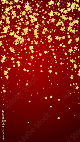 Magic stars vector overlay. Gold stars scattered