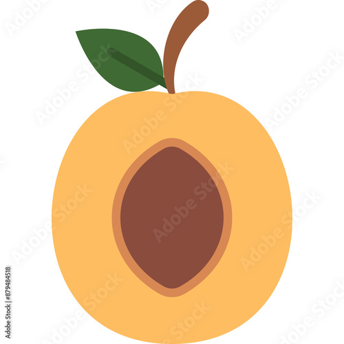 Peaches Fruit Illustration Isolated Transparent Background