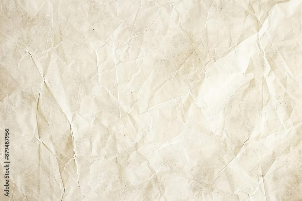 Fototapeta premium Beautiful texture old crumpled paper, design abstract background