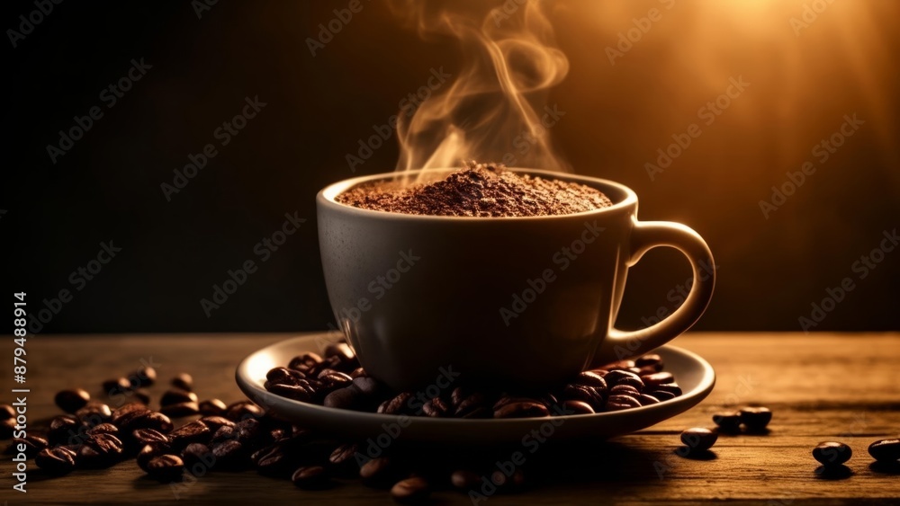 Warmth in a cup A moment of coffee bliss Warmth in a cup A moment of coffee bliss