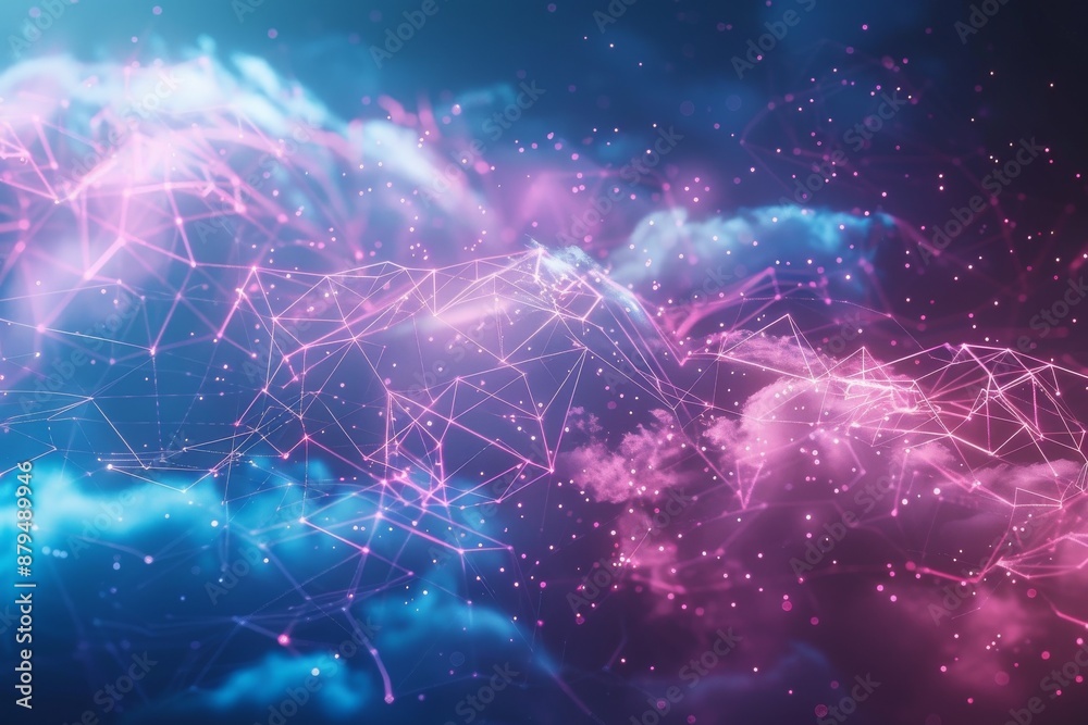 futuristic advance hi-tech abstract digital cloud computing icon with tech symbols lines dots against intricate network of circuits. Beautiful simple AI generated image in 4K, unique. futuristic advance hi-tech abstract digital cloud computing icon with tech symbols lines dots against intricate network of circuits. Beautiful simple AI generated image in 4K, unique.