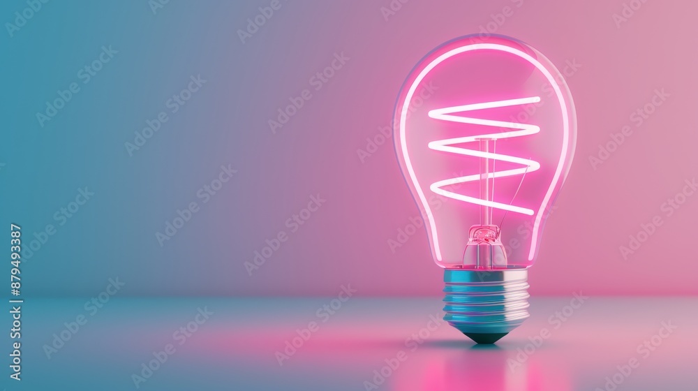 A conceptual image of a neon lightbulb surrounded by darkness, with minimalist styling that draws attention to its luminous glow. The image conveys a sense of innovation and modernity. A conceptual image of a neon lightbulb surrounded by darkness, with minimalist styling that draws attention to its luminous glow. The image conveys a sense of innovation and modernity.