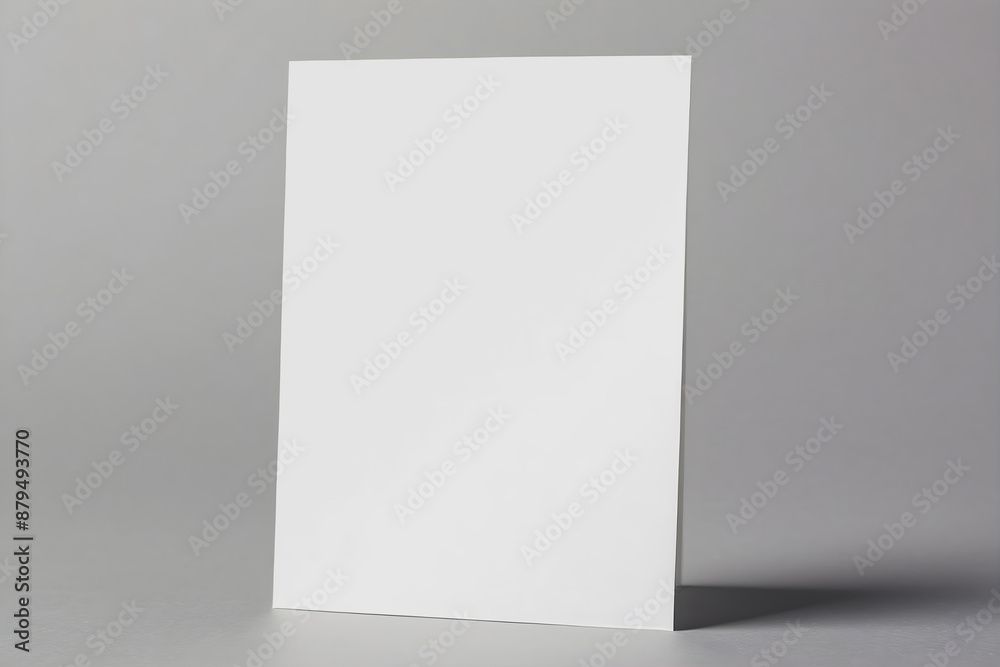 Isolated white page with copy space for text, perfect for business communication and office document designs Isolated white page with copy space for text, perfect for business communication and office document designs