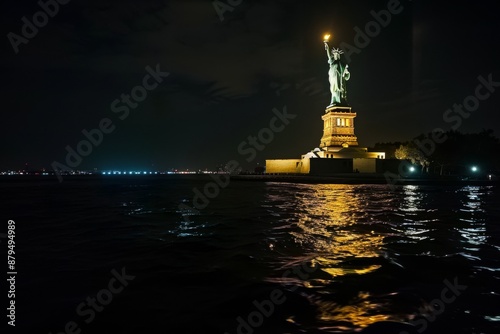 George Washington Monument - Boston. Beautiful simple AI generated image in 4K, unique. photo