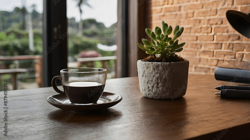 cup of coffee on the table, ai generated cup of coffee on the table, ai generated
