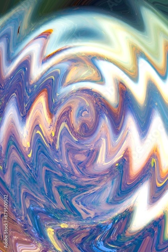 a abstract colorful background with curve and waves