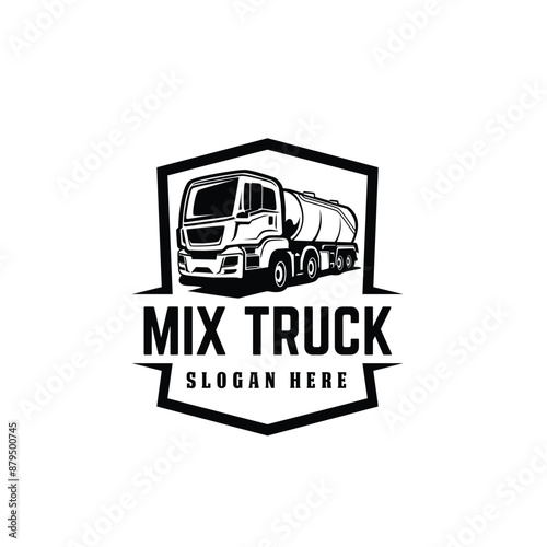 trucking company logo template design