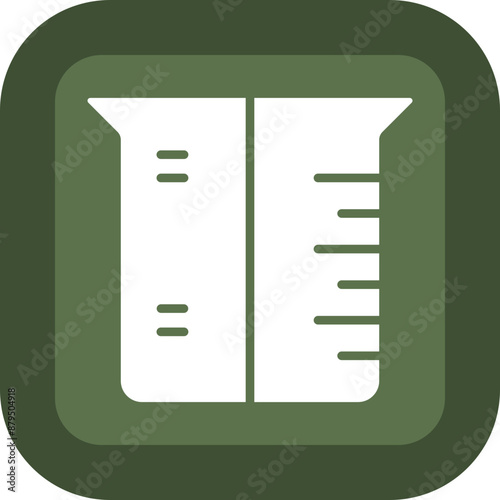 Measuring Glyph Green Box Icon