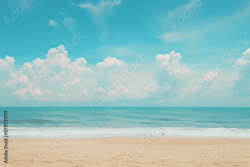 Whitehaven Beach - Australia generative ai. Beautiful simple AI generated image in 4K, unique.