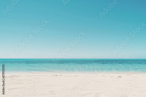 Whitehaven Beach - Australia generative ai. Beautiful simple AI generated image in 4K, unique.