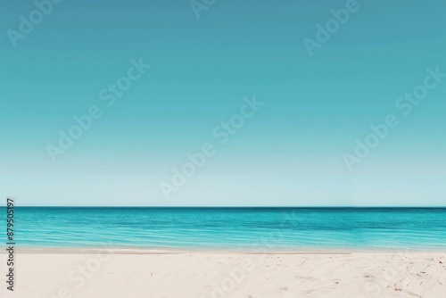 Whitehaven Beach - Australia generative ai. Beautiful simple AI generated image in 4K, unique.
