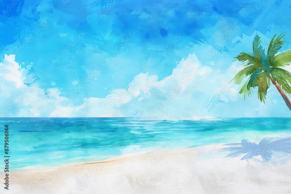 Fototapeta premium Whitehaven Beach - Australia generative ai. Beautiful simple AI generated image in 4K, unique.