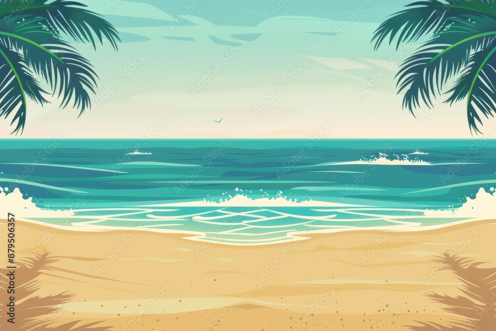 Obraz premium Whitehaven Beach - Australia generative ai. Beautiful simple AI generated image in 4K, unique.