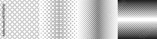 Black and white pattern collection
