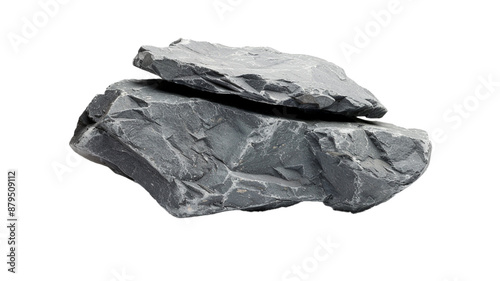 rock isolated on white background