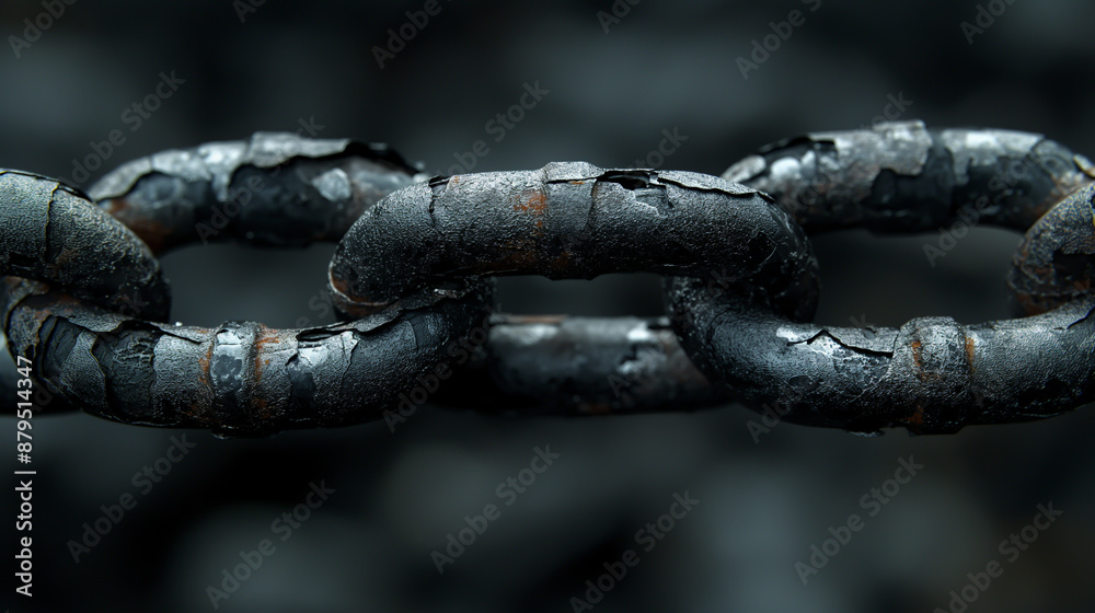 The image of a broken, rusty chain represents the struggle against political oppression and the quest for freedom. The image of a broken, rusty chain represents the struggle against political oppression and the quest for freedom.