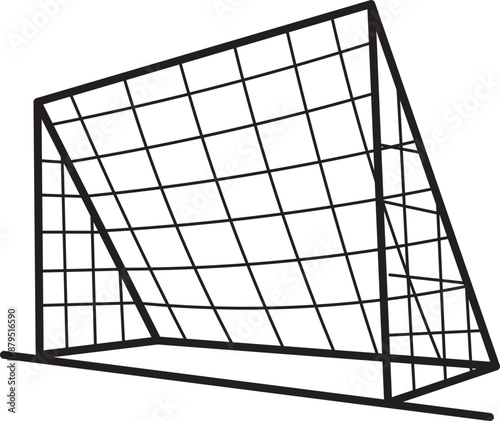 soccer goal empty