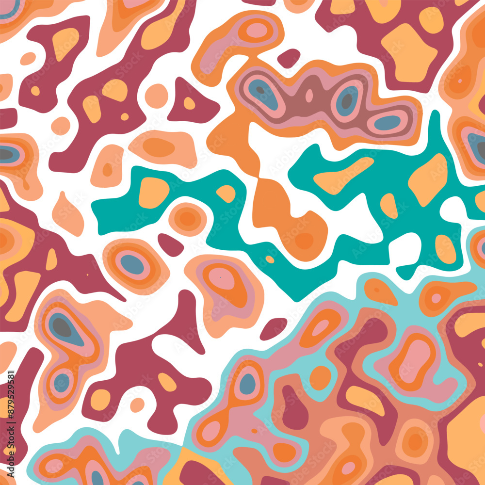 COLORFUL TEMPLATE ABSTRACT PAPER CUT PATTERN DESIGN FLAT PASTEL COLOR FOR WALLPAPER BACKGROUND ELEMENT VECTOR 
