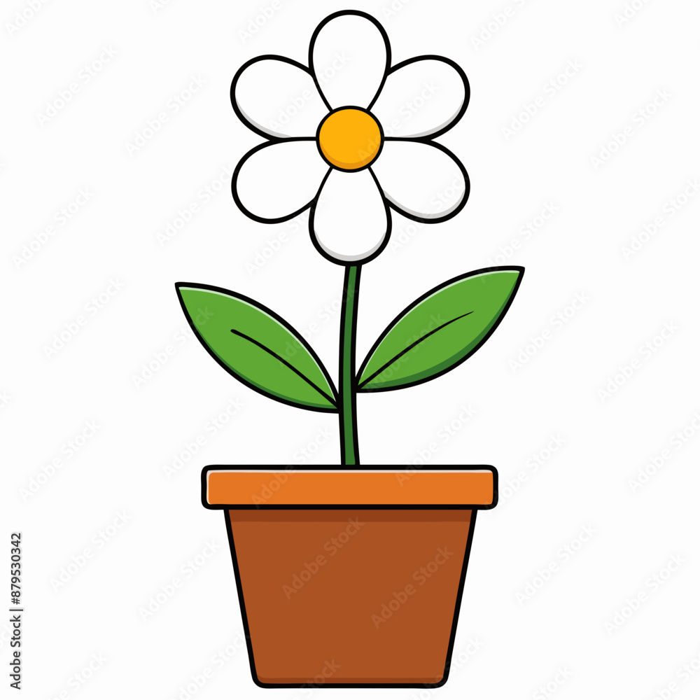 Flower in a pot vector illustration, flower vector art, flower silhouette, flower in a pot Flower in a pot vector illustration, flower vector art, flower silhouette, flower in a pot
