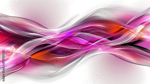Radiant Waves: Abstract Fluid Motion