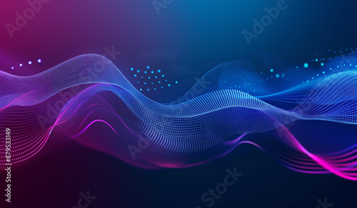 Futuristic Abstract Wave Patterns 