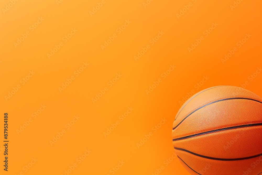 a basketball on a yellow background a basketball on a yellow background