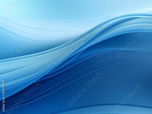 a blue and white wavy lines