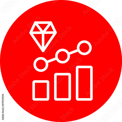 Valuable Vector Line White Circle Red