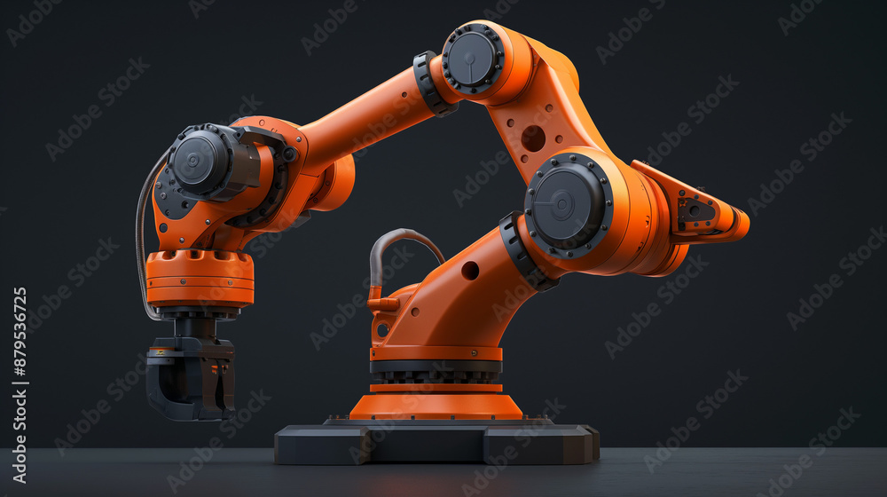 A industrial processes, often with robotic arms. Example robots A industrial processes, often with robotic arms. Example robots