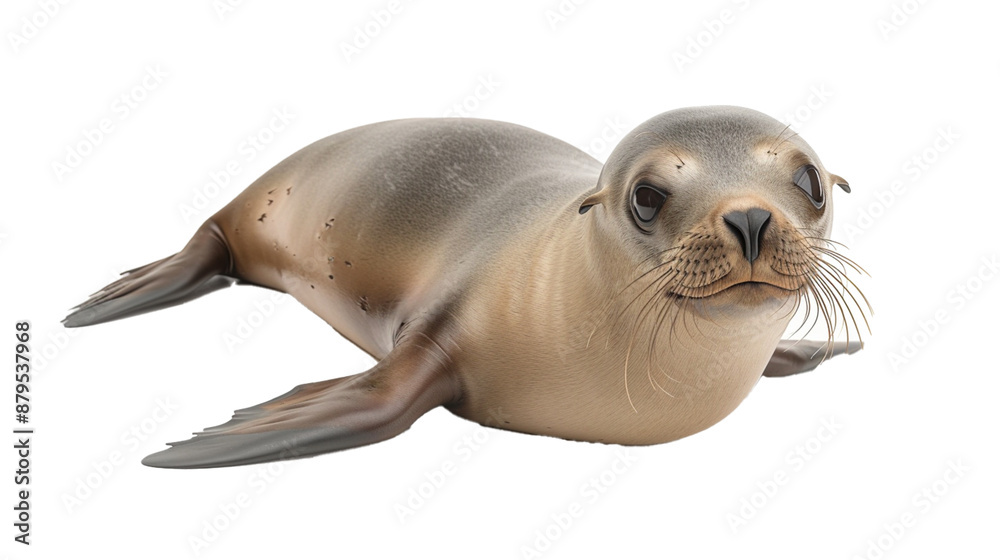 Фотография seal isolated on white background