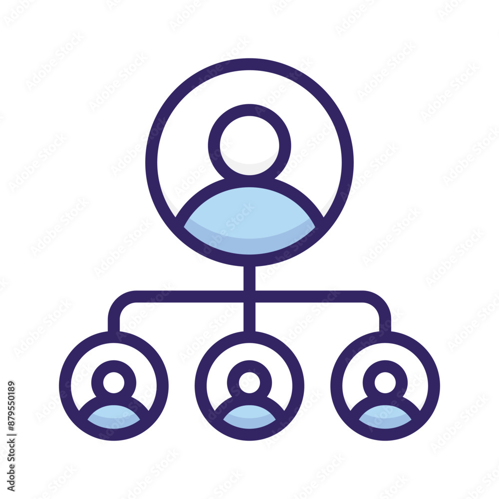 Have a look at this amazing icon of user network in modern style, customizable vector Have a look at this amazing icon of user network in modern style, customizable vector