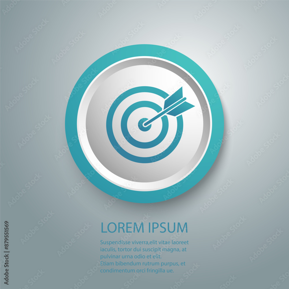 Target Icon vector illustration