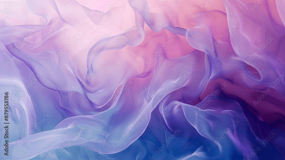 Fototapeta premium Abstract design with gradient from lavender to sky blue