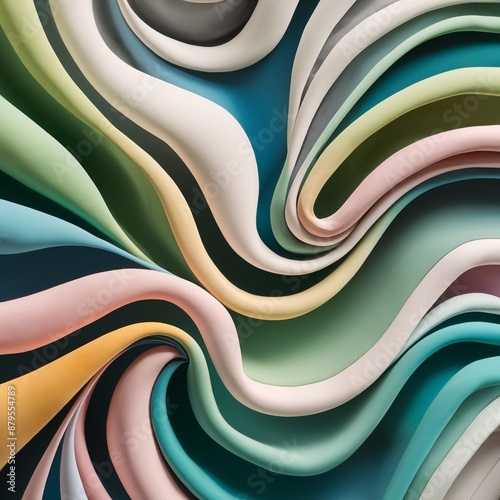 abstract background with waves