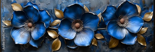 Beautiful Blue Flowers in Bloom