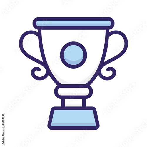 Creatively designed icon of trophy in editable style, achievement trophy vector design